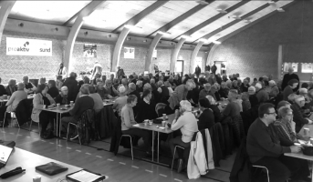 Stadium filled: Citizens of Albertslund wanted to hear about the plans for senior housing | Albertslund Posten